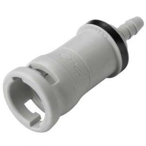 Coupleur CPC Zéro Goutte Cannelé. 3.2 mm - Traversée de Cloison - Polypropylène- Bag 25 -