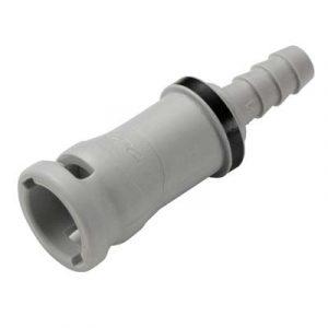 Coupleur CPC Zéro Goutte Cannelé. 6.4 mm - Traversée de Cloison - Polypropylène- Bag 25 -
