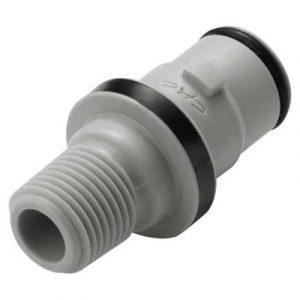 Embout CPC Zéro Goutte Fileté 1/8'' NPT Polypropylène - Bag 25 -