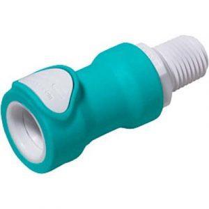 Coupleur CPC Zéro Goutte Fileté 1/4''NPT En ABS Joint EPDM- Bag 25 -