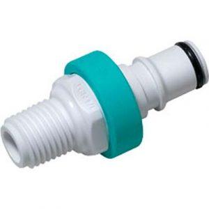 Embout CPC Zéro Goutte Fileté 1/4''NPT En ABS Joint EPDM - Bag 25 -