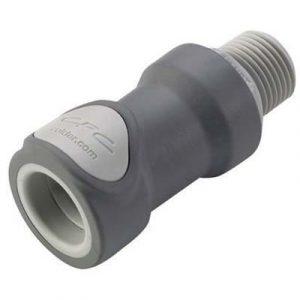 Coupleur CPC Zéro Goutte Fileté 1/2''NPT Polypropylène Gris - Bag 10P-