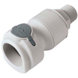 Coupleur CPC  Polypropylène Joint EPDM M 1/2 NPT Clapet Zéro Goutte - Bag 5