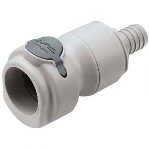 Coupleur CPC  Polypropylène Joint EPDM - Cannelé Tube 15.9-Zéro Goutte - Bag 5