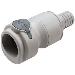 Coupleur CPC  Polypropylène Joint EPDM - Cannelé Tube 19-Zéro Goutte - Bag 5