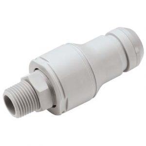 Embout CPC Polypropylène Joint EPDM Fileté 1/2 NPT Clapet Zéro Goutte - Bag 5