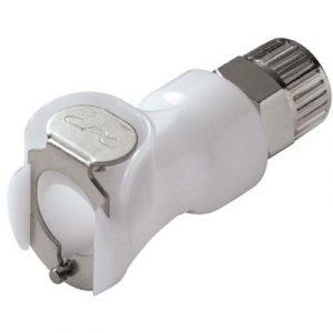 Coupleur Acétal - DN 6.4 - À Coiffe pour tube 6.4X9.5mm - Bag 25 -