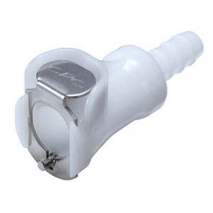 Coupleur Acétal - DN 6.4 - Cannelé pour tube 6.4mm - Bag 25 -