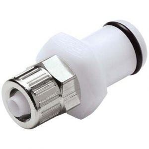 Embout Acétal - DN 6.4 - À Coiffe pour tube 4.3X6.4mm - Bag 25 -