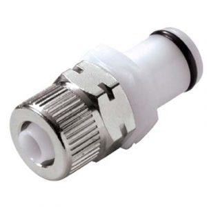 Embout Acétal - DN 6.4 - À Coiffe pour tube 6X8mm - Bag 25 -