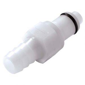 Embout Acétal - DN 6.4 - Cannelé pour tube 9.5mm - Bag 25 -