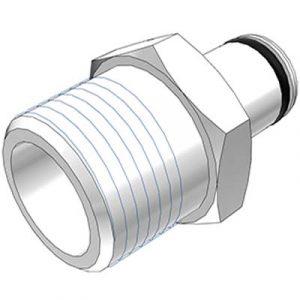 Embout Acétal - DN 6.4 - Fileté 3/8" BSPT - Bag 25 -