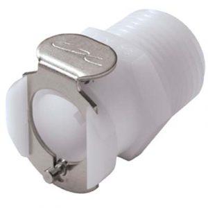 Coupleur Acétal - DN 6.4 - A Clapet Fileté 3/8" NPT - Bag 25 -