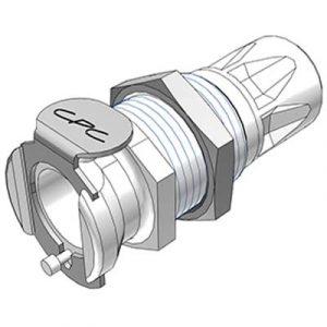 Coupleur Acétal - DN 6.4 - A Clapet - Raccord Instantané D 6.4mm OD - Bag 25 -
