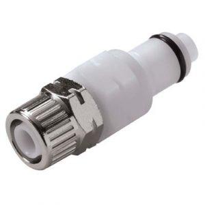 Embout Acétal - DN 6.4 - A Clapet À Coiffe pour tube 8X10mm - Bag 25 -