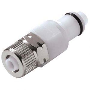 Embout Acétal - DN 6.4 - A Clapet À Coiffe pour tube 6X8mm - Bag 25 -
