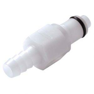 Embout Acétal - DN 6.4 - A Clapet Cannelé pour tube 7.9mm - Bag 25 -