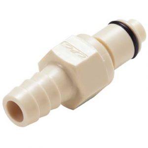 Embout Polypropylène - DN 6.4 - A Clapet Cannelé pour tube 9.5mm - Bag 25 -