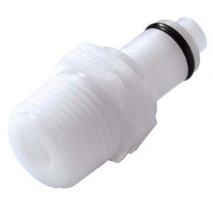 Embout Acétal - DN 6.4 - A Clapet Fileté 3/8" BSPT - Bag 25 -