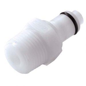 Embout Acétal - DN 6.4 - A Clapet Fileté 3/8" NPT - Bag 25 -