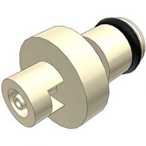 Embout Polypropylène - DN 3.2 - Cannelé pour tube 1.6mm Int - Bag 25 -