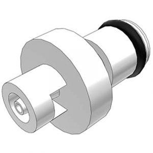 Embout Acétal - DN 3.2 - Cannelé pour tube 1.6mm Int - Bag 25 -