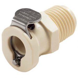 Coupleur Polypropylène - DN 3.2 - à Clapet - Fileté 1/4" NPT - Bag 25