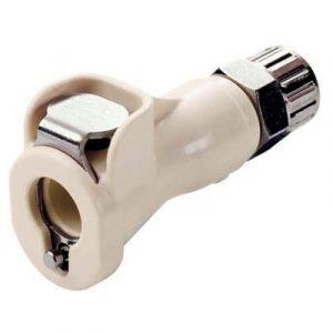 Coupleur Polypropylène - DN 3.2 - à Clapet  - À Coiffe pour tube 4.3X6.4mm - Bag 25 -