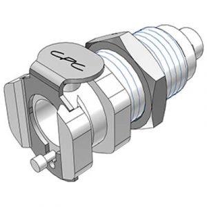 Coupleur Acétal - DN 3.2 - Clapet Traversée de Cloison. Cannelé pour tube 1.6mm - Bag 25 -