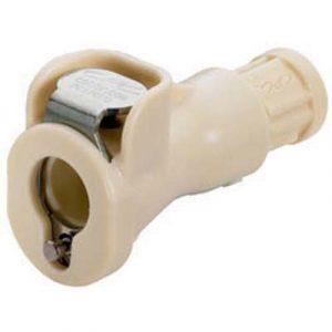 Coupleur Polypropylène - DN 3.2 - à Clapet - Taraudé 1/4 - 28" - Bag 25"