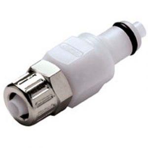 Embout Acétal - DN 3.2 - Clapet - À Coiffe pour tube 4.3X6.4mm Int - Bag 25 -