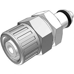 Embout Acétal - DN 3.2 - à Clapet  - À Coiffe pour tube 6.4X9.5mm Int - Bag 25 -