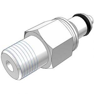 Embout Acétal - DN 3.2 - à Clapet - Fileté 1/8" BSPT - Bag 25