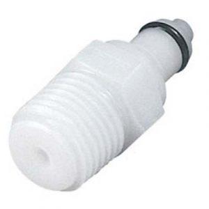 Embout Acétal - DN 3.2 - à Clapet - Fileté 1/4" NPT - Bag 25