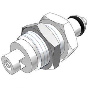 Embout Acétal - DN 3.2 - Clapet Traversée de Cloison - Cannelé pour tube 1.6 Int - Bag 25