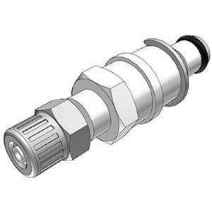 Embout Acétal - Spécial Plaque - DN 3.2 - à Clapet  - À Coiffe pour tube 2.5X4 - Bag 10 -