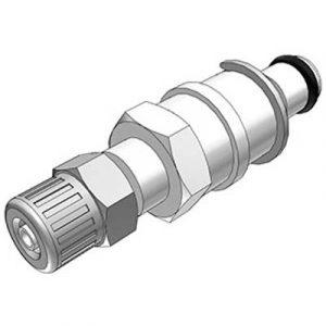 Embout Acétal - Spécial Plaque - DN 3.2 - à Clapet  - À Coiffe pour tube 4.3X6.4 - Bag 10