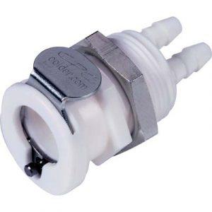 Coupleur Bitube Cannelé pour tube 3.2 mm En ABS - Bag 25 -
