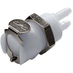 Coupleur Bitube Cannelé pour tube 3.2 mm Acétal - Bag 25 -