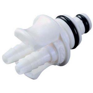 Embout Bitube Cannelé pour tube 3.2 ID En ABS - Bag 25 -