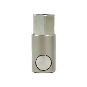 Coupleur Bouton Sécurité  ISO 6150-C -  DN11 -  Taraudé 1/2" - Joint EPDM