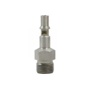 Embout à Clapet -  ISO 6150-C -  DN3 - Fileté 1/8" - Inox 304
